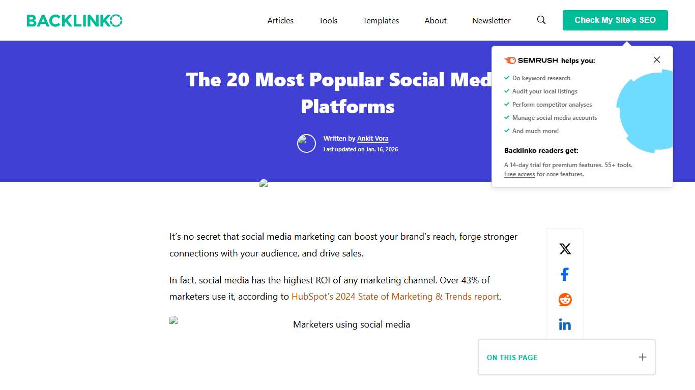 The 20 Most Popular Social Media Platforms in 2026